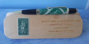 Gardening & Horticulture Stamp Pen & Box Set
