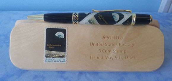 Apollo 8 Stamp Pen & Box Set