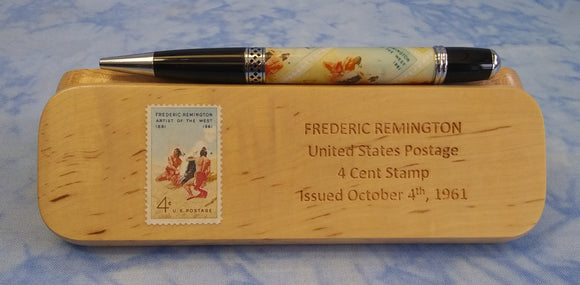 Fredric Remington Stamp Pen & Box Set