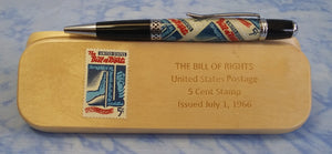The Bill of Rights Stamp Pen & Box Set