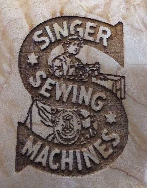 Engraving- Singer Logo